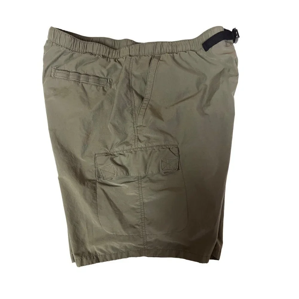 Columbia Mesh Lined Cargo Olive Green Hiking Shorts Men's Size Large